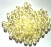 50 6mm Transparent Jonquil Round Glass Beads